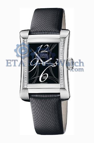 Oris miles Diamonds rectangulaire 561 7621 49 64 LS